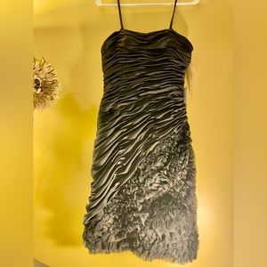 NWT black formal dress asymmetrical